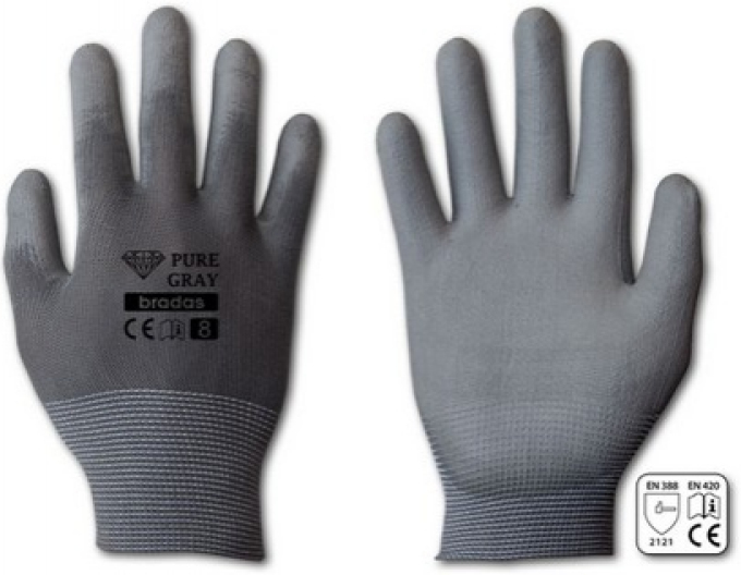 BRADAS PURE GRAY Mănuși de lucru