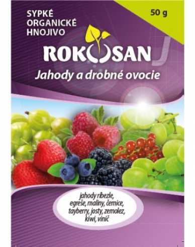 Rokosan - îngrășământ organic în vrac pentru căpșuni și fructe mici 50g