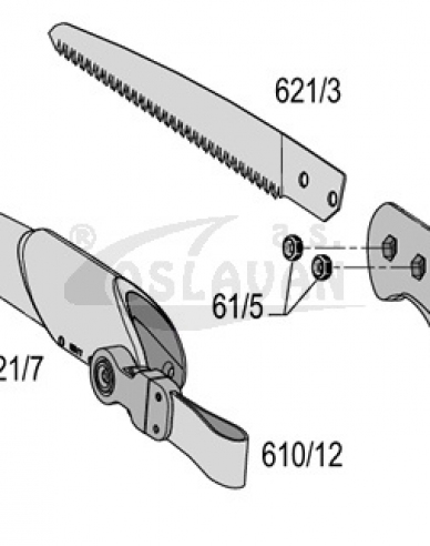 Placa Felco 621/3 (Felco 621)