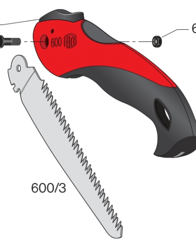 Ferăstrău pliabil FELCO 600