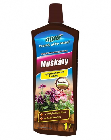 Agro îngrășământ organic-mineral pentru geranium 1l