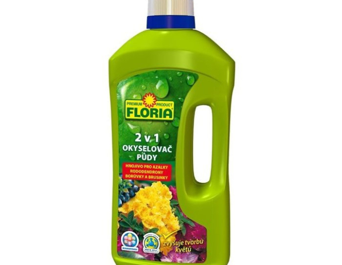 FLORIA Acidificator de sol și îngrășământ lichid pentru azalee și rododendroni 2în1 1l