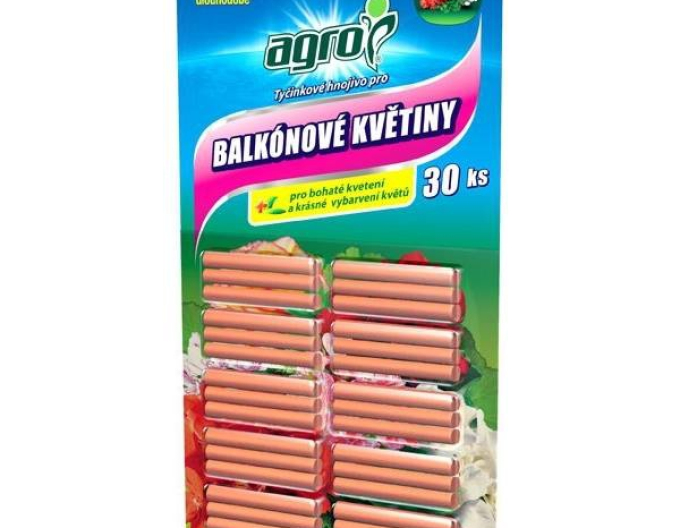 AGRO Bețișoare cu îngrășământ pentru flori de balcon 30pcs