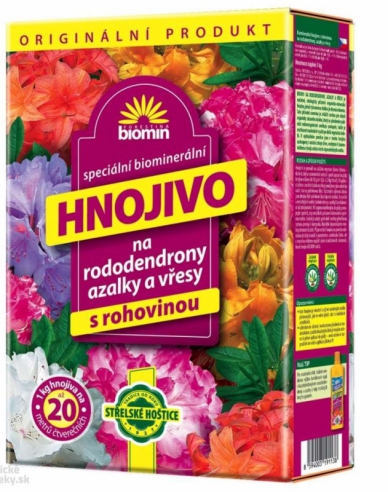 Forestina Organic - îngrășământ mineral pentru rododendroni, azalee și heather cu hornwort 1kg