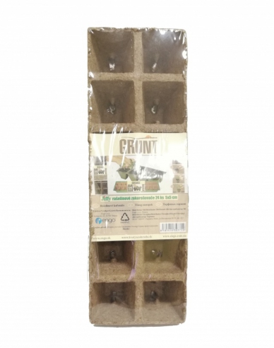 Grunt - Rădăcini de turbă 24pcs 5x5cm