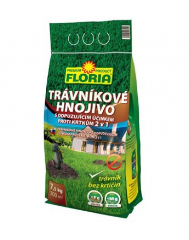 Floria Fertilizator pentru gazon cu efect anti-mole 7,5kg