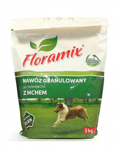 Floramix Îngrășământ granular pentru gazon cu efect anti-mucegai 3kg